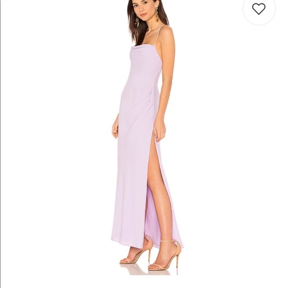 Fame&Partners lilac spaghetti strap dress